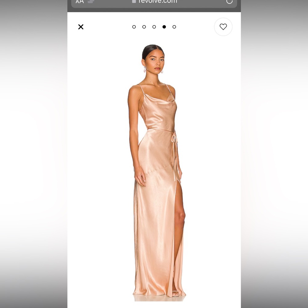 Revolve Shona Joy La Lune Blush Dress Size 6